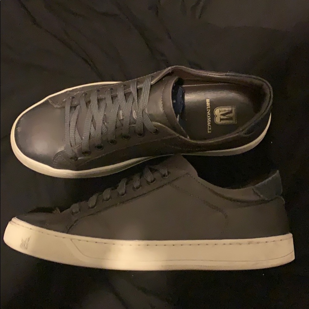Bruno Magli Leather Sneakers